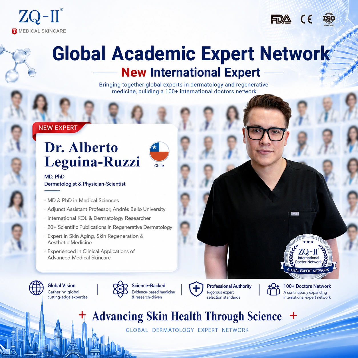 ZQ-II mở rộng mạng lưới chuyên gia học thuật toàn cầu với Tiến sĩ Alberto Leguina-Ruzzi